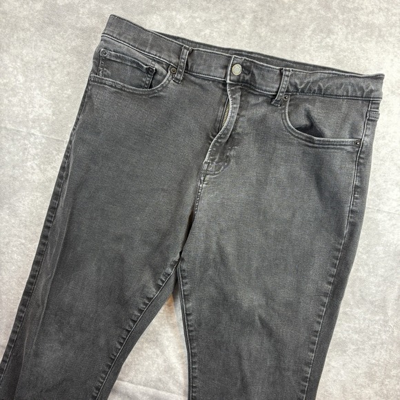 Lucky Brand Other - Lucky Brand 410 Athletic Straight Jeans Mens 38X32 BlackMedium Wash Denim Preppy